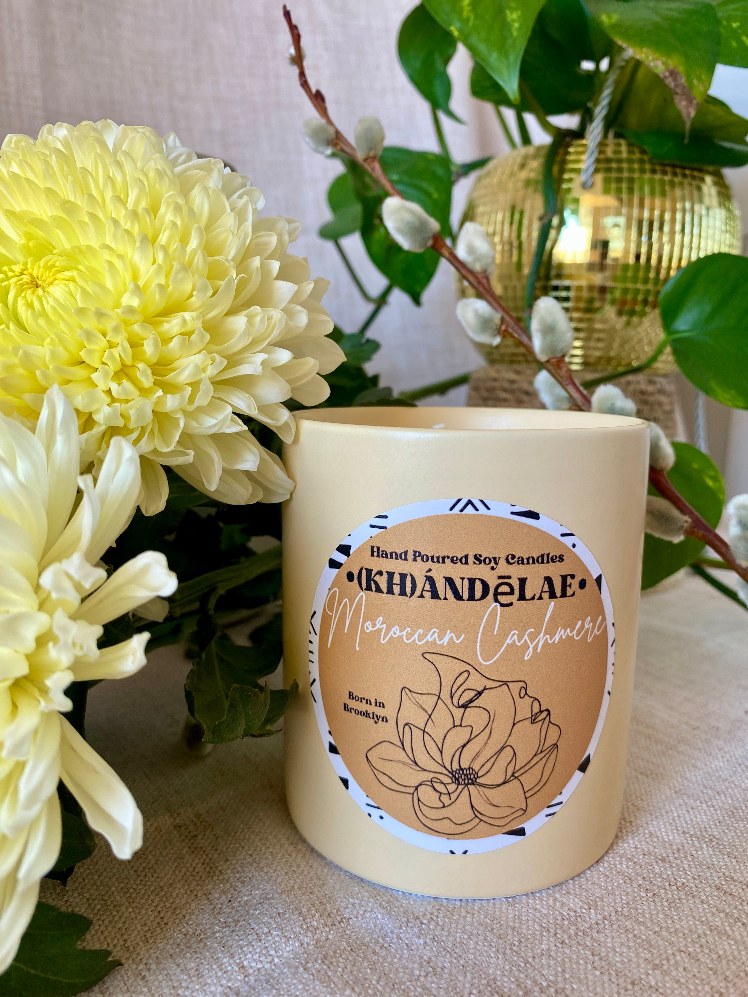 Light it. Let it Linger. Moroccan Cashmere coconut-soy candle
