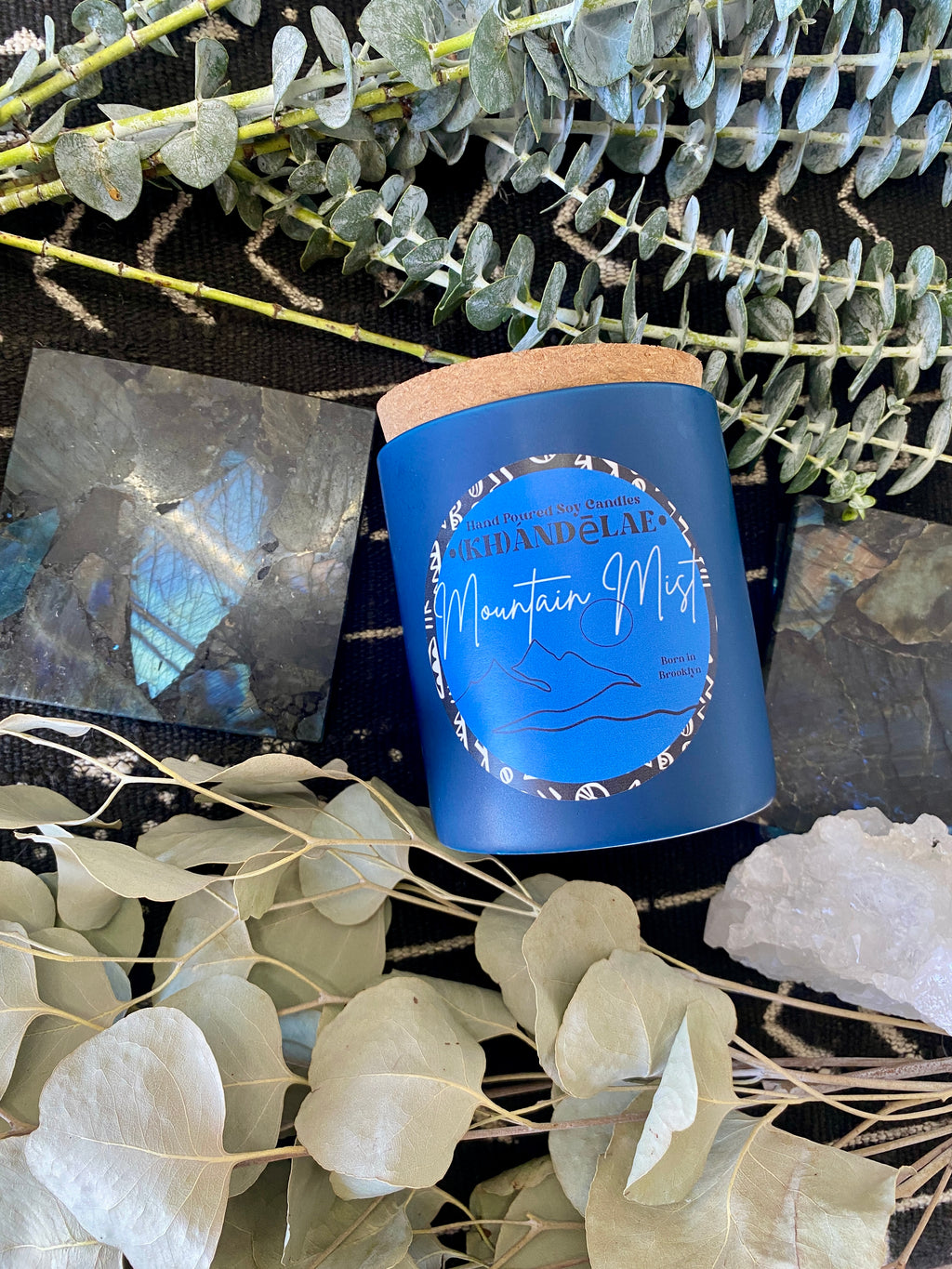 Light it. Go There. Mountain Mist coconut-soy candle